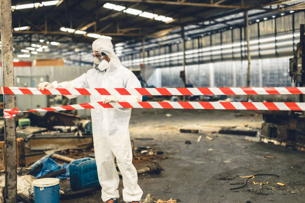 Professional Biohazard Cleanup technician working in Manchester, KY